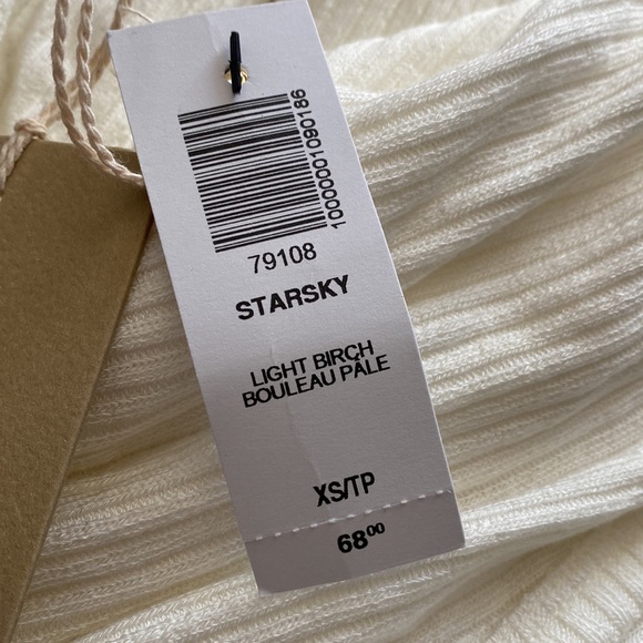 NWT Aritzia Wilfred Free Starsky Longsleeve - Light Birch XS - Picture 9 of 11